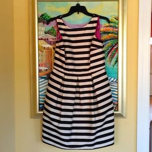 WHBM Feel Beautiful Black and White dress